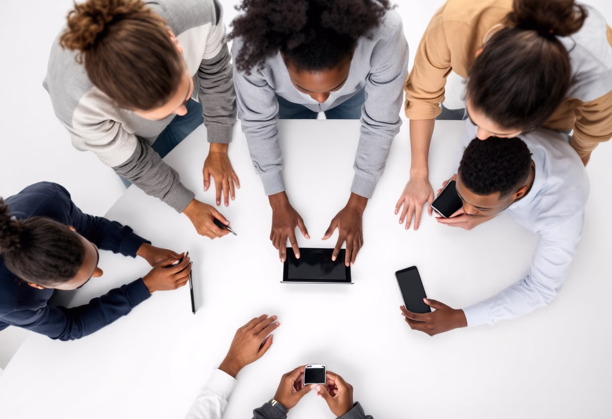 [digital project] image of a mobile device with a productivity app (for a productivity tools business)