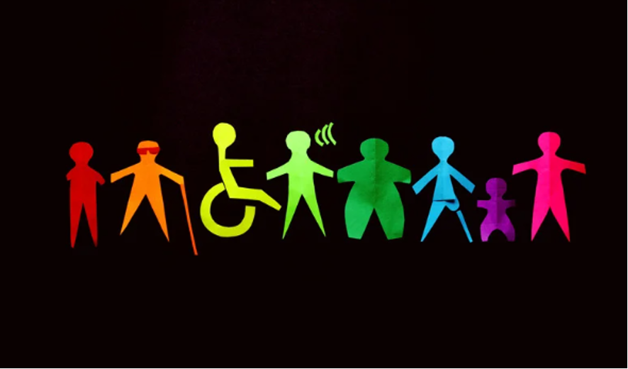 [background image] topdown photo of a desk with a laptop and a plant (for a moving & storage company)