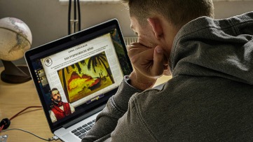 image of team brainstorming session (for a graphic design studio)